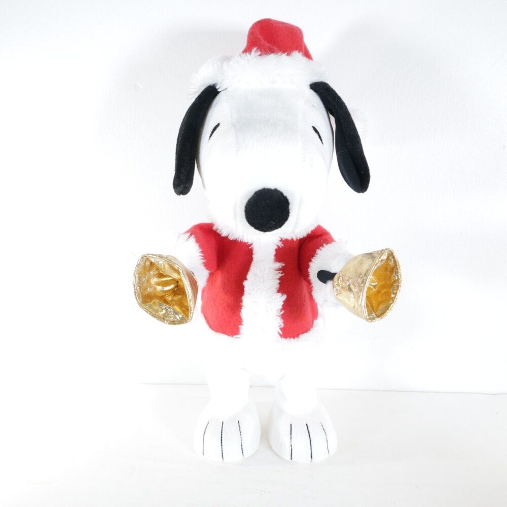 Hallmark Exclusive Snoopy with Animated Figurine - Christmas Carol Bell Ringer